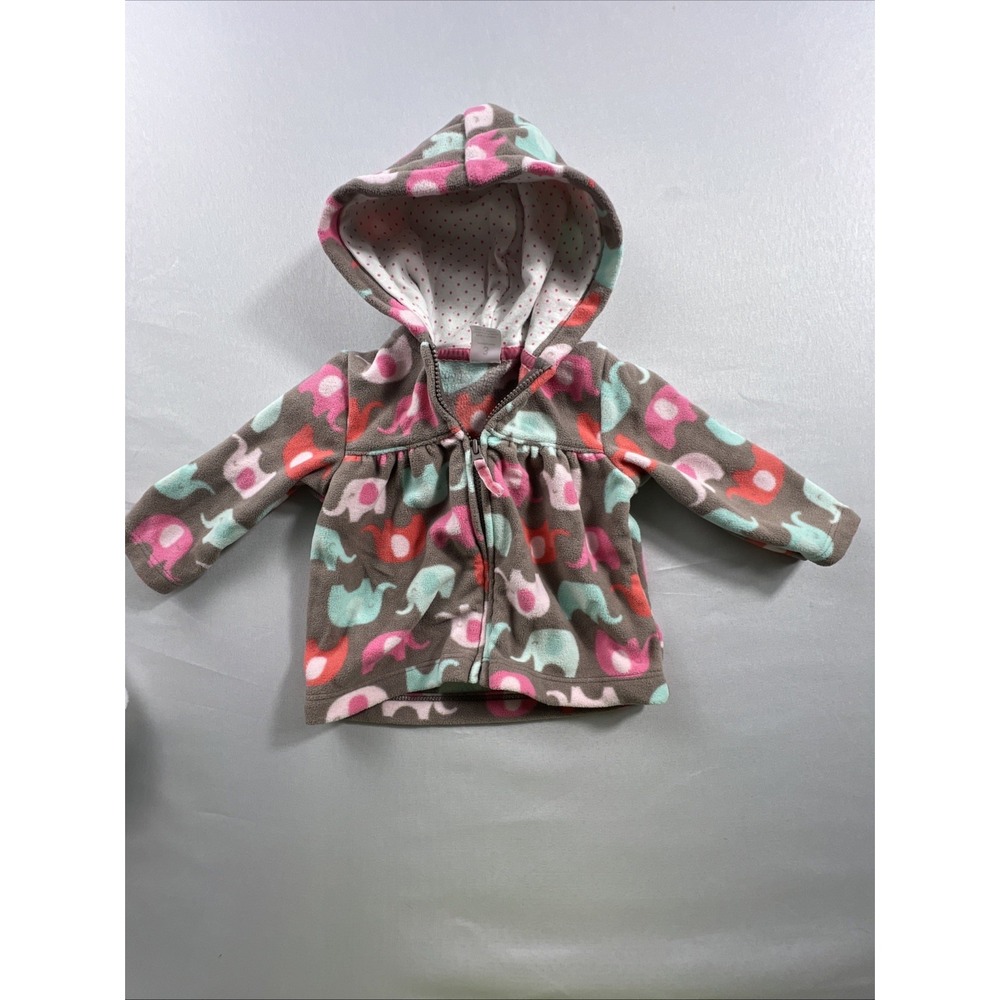 Lot of 4 Baby Girl Fleece CARTER'S Outerwear/Jackets/ Outfit 3 months - Picture 9 of 15